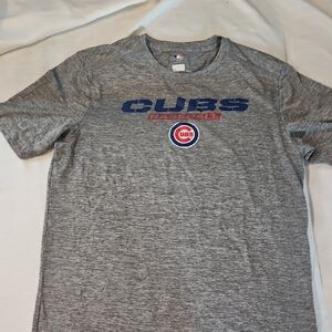 Majestic Gray Cubs Baseball T-Shirt